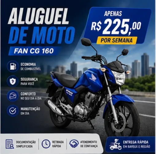 ALUGUEL DE MOTO