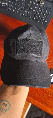 Boné Tático Rip Stop Militar - Semi-novo (Usado 3x) - Velcro para Patch