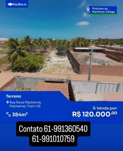 Vendo 2 terrenos em Flecheiras CE 220.000