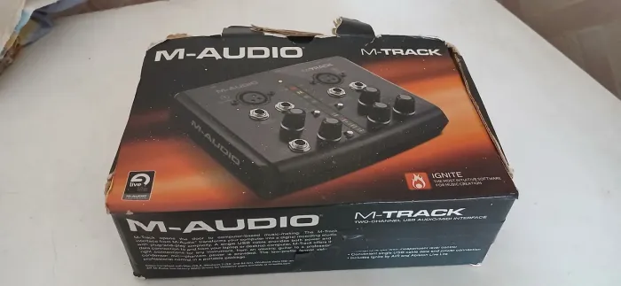 Interface de audio M Track M audio, Não liga