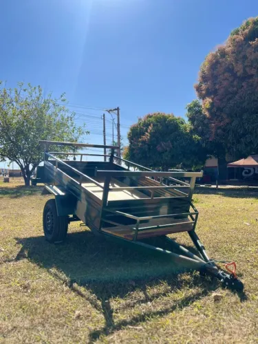 Carretinha nova 2.00 x 1.20 pronta entrega com qualidade - reboque