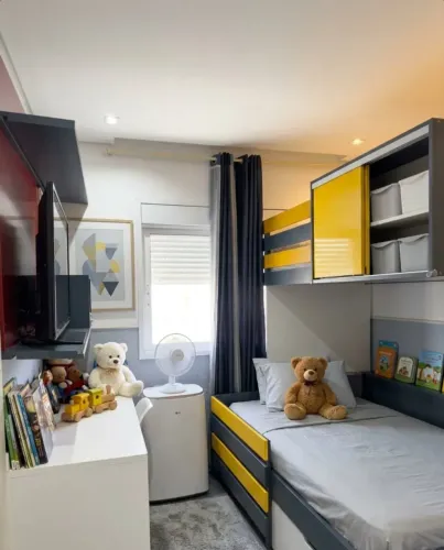 Quarto Infantil/Juvenil Completo ? Conjunto Planejado 3 peças