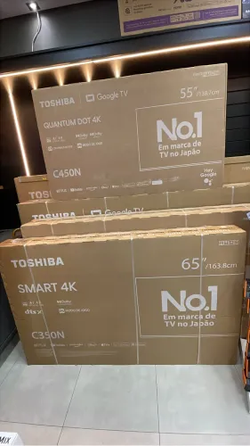 TELEVISÃO TOSHIBA DE 55/65/75/85 POLEGADAS ?