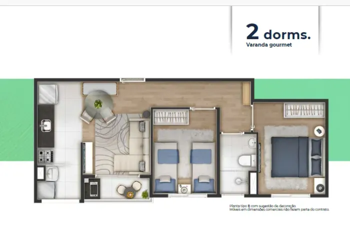 Apartamento na Av São Paulo - Mirage Sorocaba