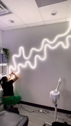 Mangueira de led néon  flexível .