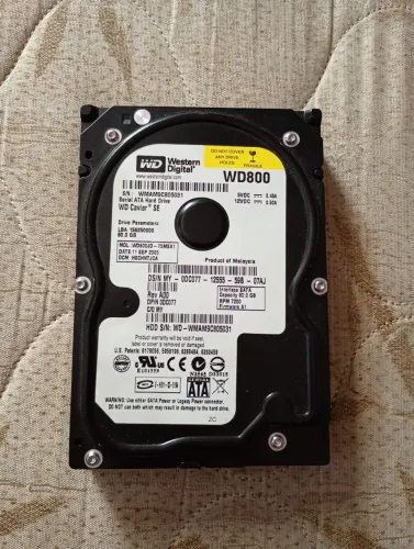 Vendo HD Western Digital WD800 80GB