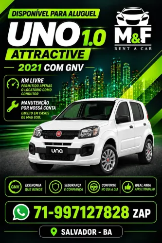 Fiat Uno Attractive 1.0 EVO Fire Flex 8V 5P 2021