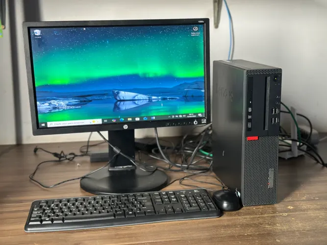 Computador pequeno lenovo i5 setima geração para empresas ssd 256 ddr4 loja fisica