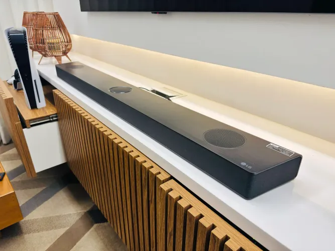 LG Soundbar S90QY 5.1.3 Dolby Atmos + Subwoofer Sem Fio
