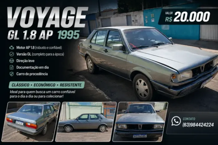 Volkswagen Voyage GL 1.8 4P (argentino) 1995