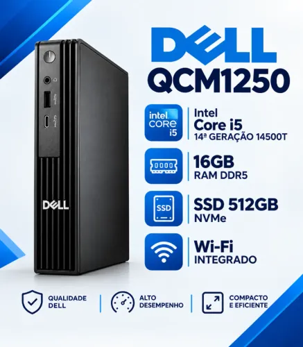 Mini Pc Dell Qcm1250 Pro Micro I5 14th 16gb 512gb Wi-Fi