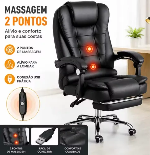 Cadeira com massageador