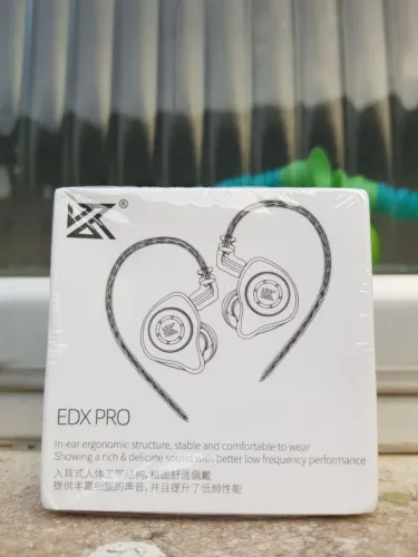 FONE DE OUVIDO KZ EDX PRO PRETO SEM MICROFONE