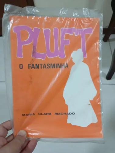 Livro raro do pluft o fantasminha novo e lacrado