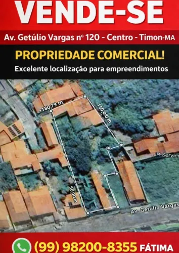 Terreno no centro de Timon-Ma