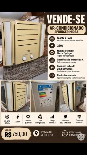 ? AR-CONDICIONADO SPRINGER MIDEA À VENDA ?