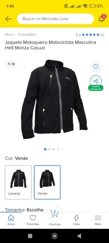 Jaqueta Motoqueiro Motociclista Masculina Helt Monza Casual:(usada)