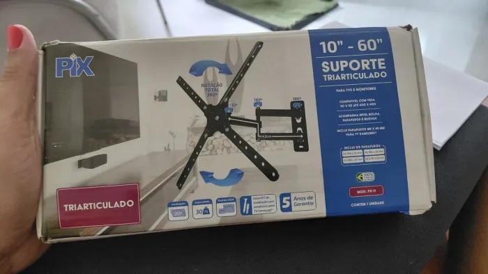 Suporte articulado para tv de até 60 polegadas