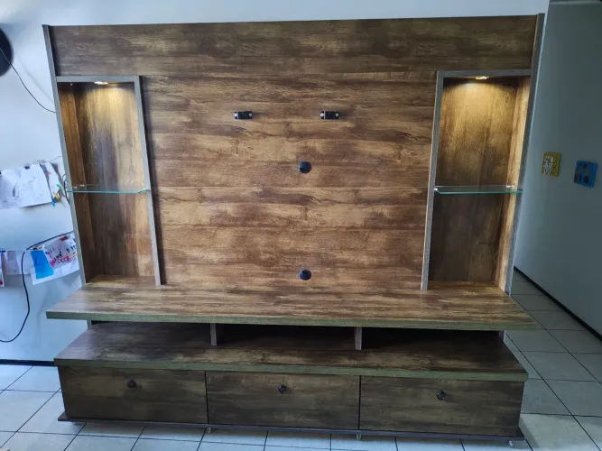 Estante Rack Home Theater Dinamarca da marca Lukaliam