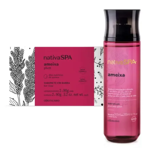 Combo Nativa Spa Ameixa Boticário 