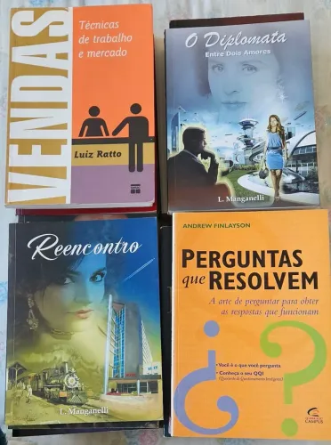 Livros usados seminovos em excelente estado