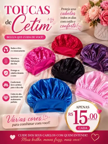 Toucas de cetim xuxinhas de cetim touca de secar cabelo