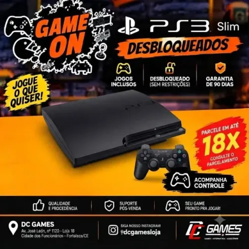Ps3 Slim Destravado com Garantia
