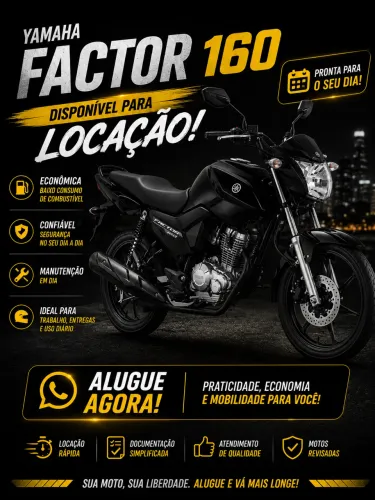 MOTO PARA ALUGUEL