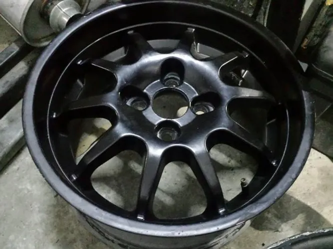 Roda aro 15 binno aranha 2 Preta com borda tala 7 5x114