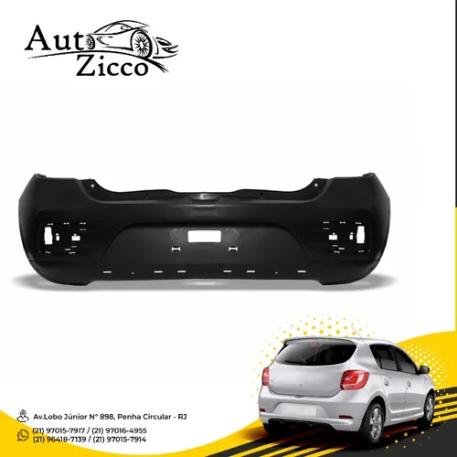 Parachoque Traseiro Sandero 2015 à 2017 Stepway