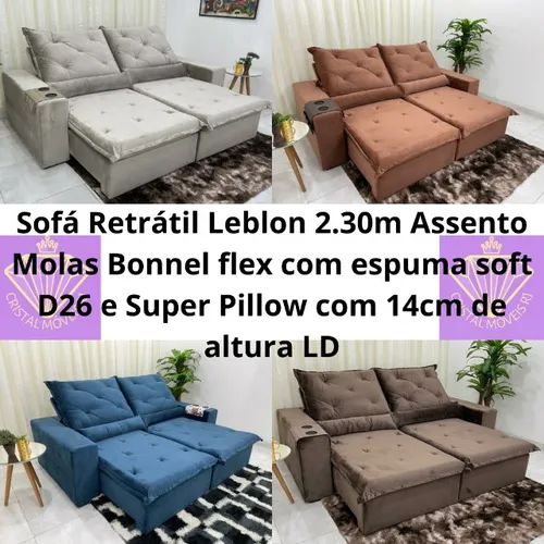 Sofá Retrátil Leblon 2.30m LD
