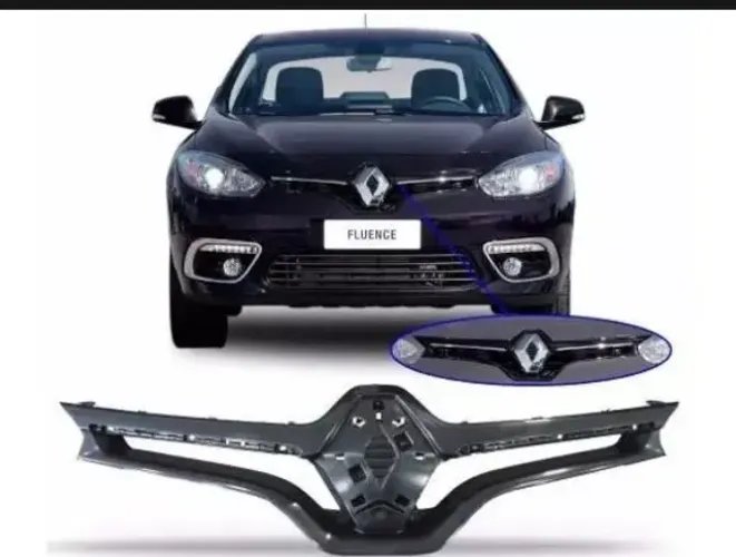 grade dianteiro do radiador do renault fluence 2014 a 2016
