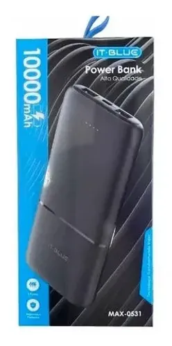 Power Bank Carregador Portátil Turbo 3,4a