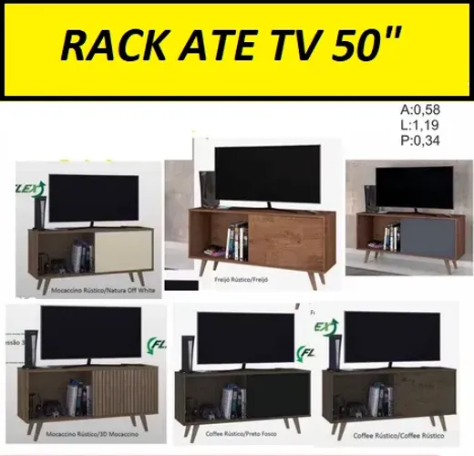 Super promção de Rack ate Tv 50 Polegadas Apenas 499,00