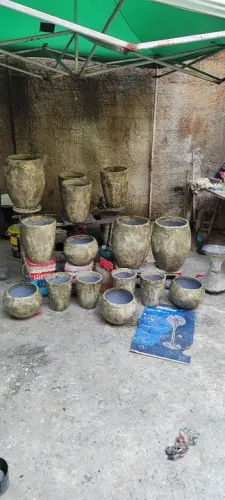Vasos de fibra com cimento - vários modelos 