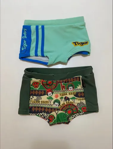 Conjunto de sungas Tigor Baby