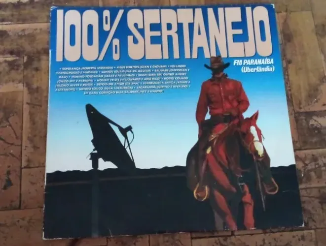 Lp 100% Sertanejo (disco vinil)