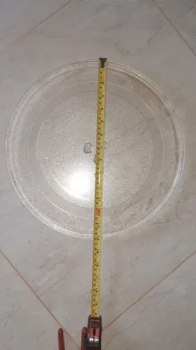 Prato de vidro para microondas...