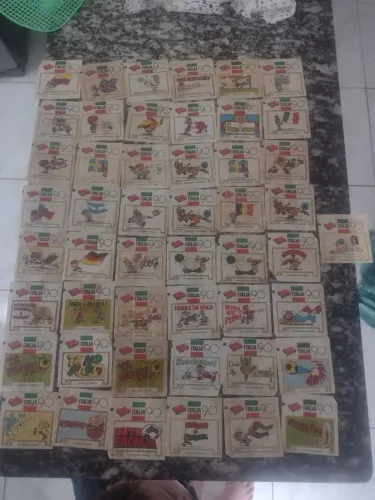 49 figurinhas Ping Ping Copa 90