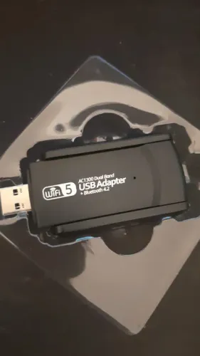 Adaptador usb Wifi dual band e Bluetooth