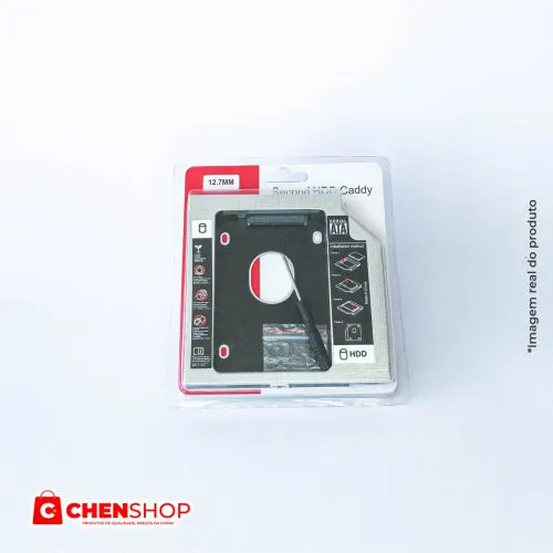 Caddy para HD 2.5'' SATA -  Second HDD Caddy