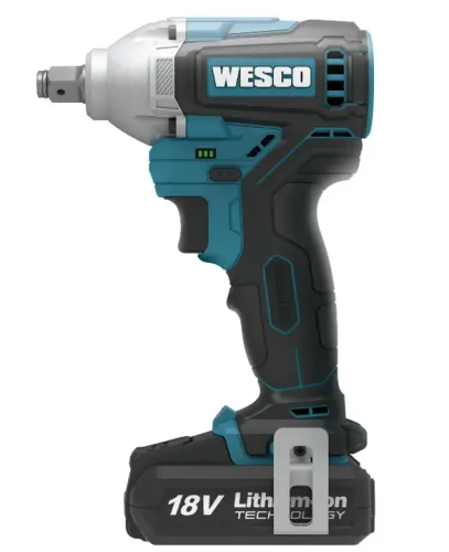 CHAVE DE IMPACTO BRUSHLESS 18V C/1 BATERIA E CARREGADOR-Wesco