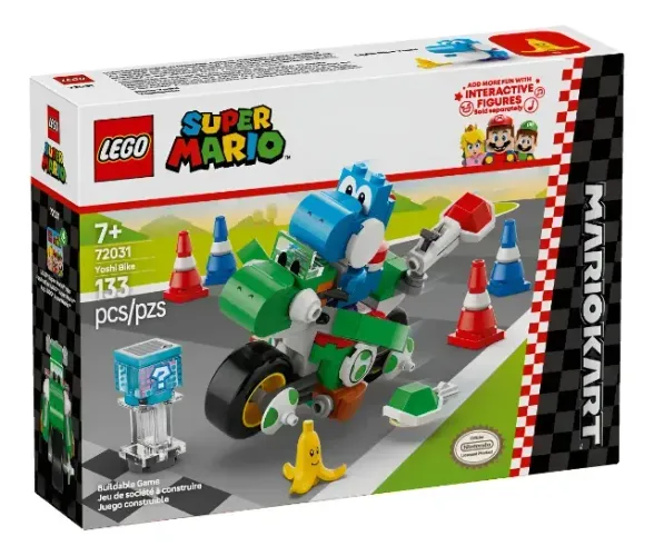 Super Lego Mario Kart - Moto Yoshi - 72031