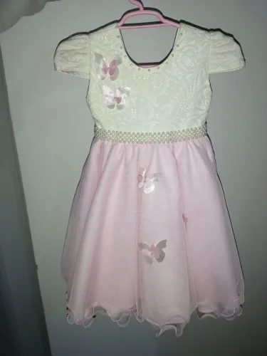 Vestido festa jardim encantado aniversário 1 ano.