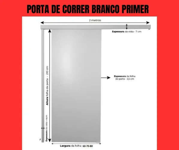 porta de correr com ferragens-puxador e fechadura