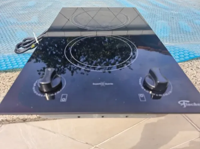 Cooktop de Indução Fischer 2 Bocas Touch Vitrocerâmica 220v