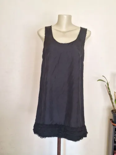 Vestido Seda Canal