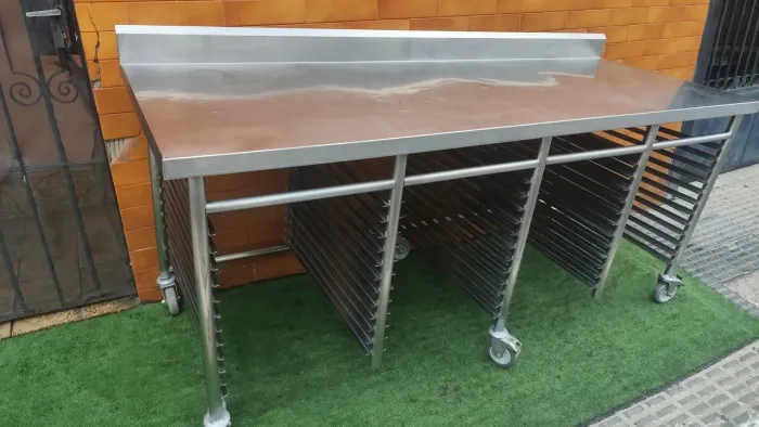 Mesa industrial inox 304 