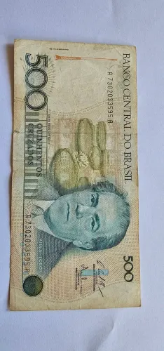 cédula de 500 cruzeiros
