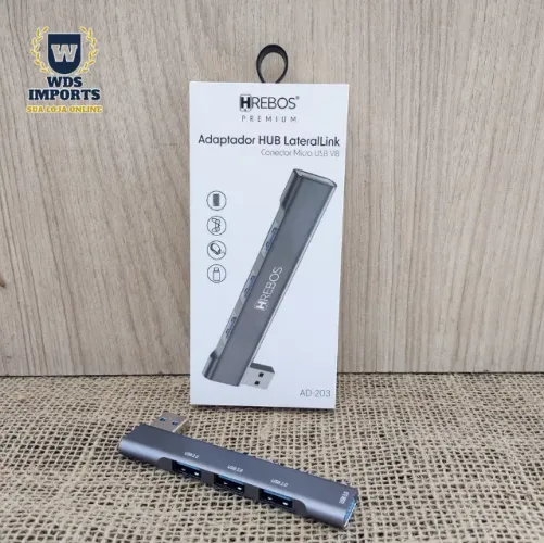Hub Usb 3 Portas 2.0 1 Porta 3.0 Extensor tipo Usb 